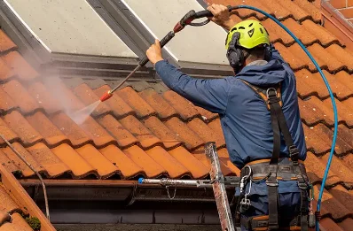 Démoussage et hydrofuge de toiture à Monségur
